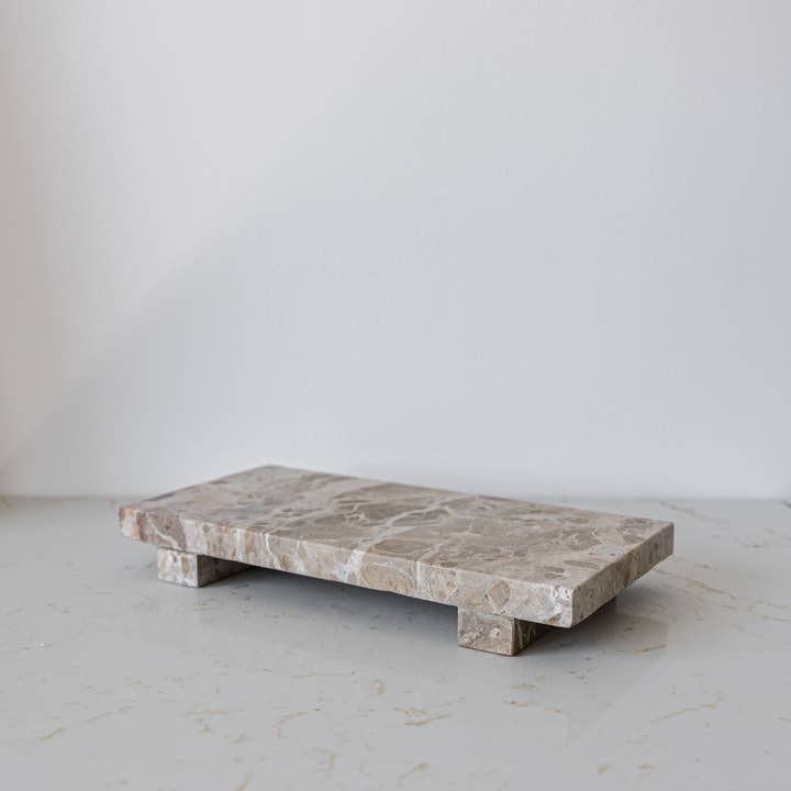 Repose-plat en marbre chocolat pour la vente par Luxe B Co Canada