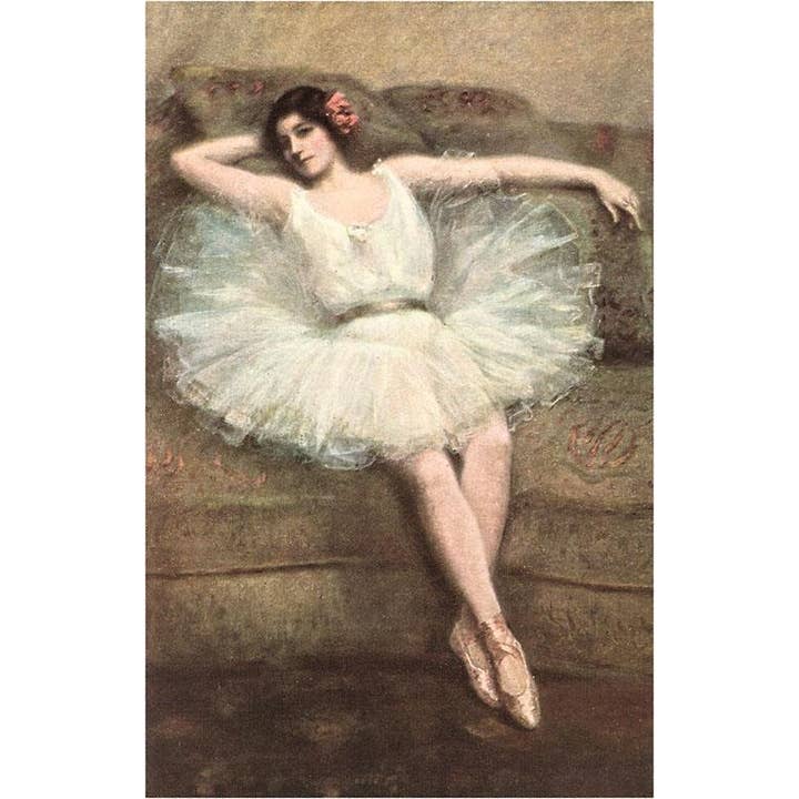 Magnet AP-34 Ballerina in Repose for wholesale by Found Image Press