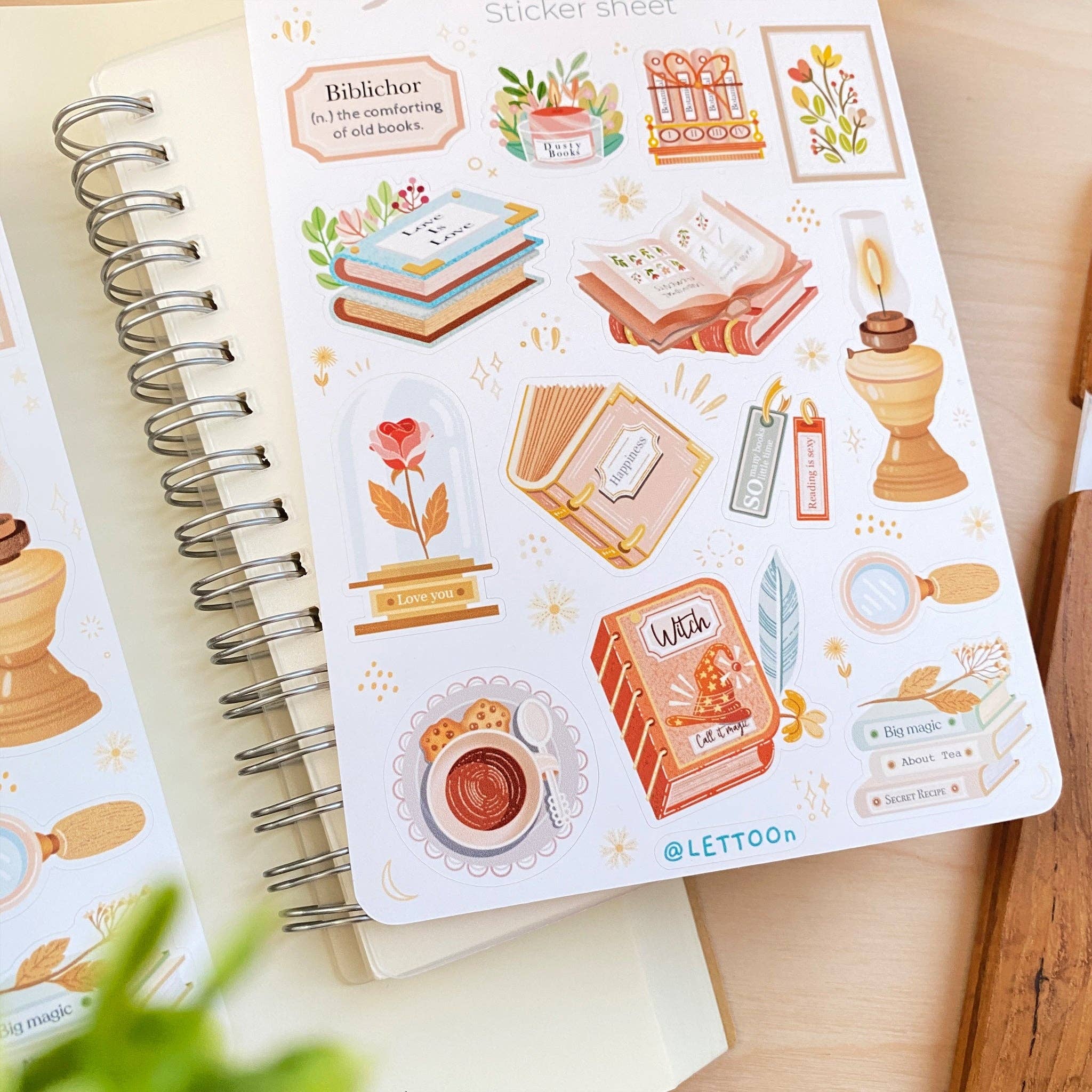 Lettoon - Wholesale Sticker - Sticker Sheet - Aesthetic Book7