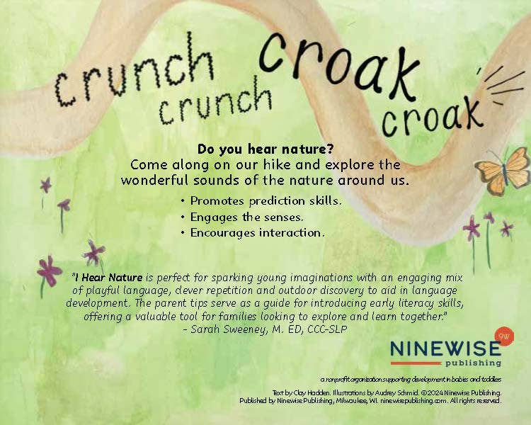 Ninewise Publishing - Wholesale Baby & Toddler Book (0-2) - I Hear Nature - An open-the-flap adventure book1