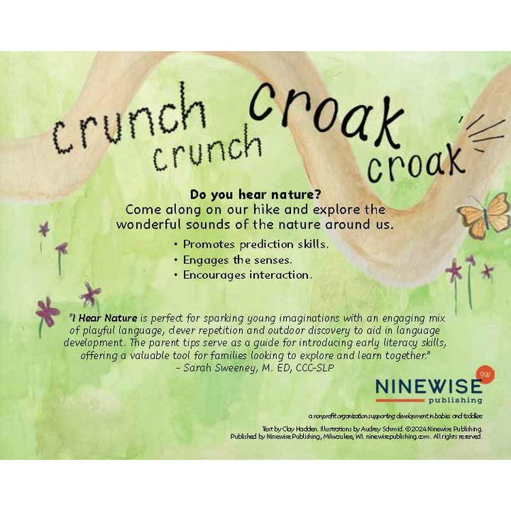 Ninewise Publishing - Wholesale Baby & Toddler Book (0-2) - I Hear Nature - An open-the-flap adventure book1