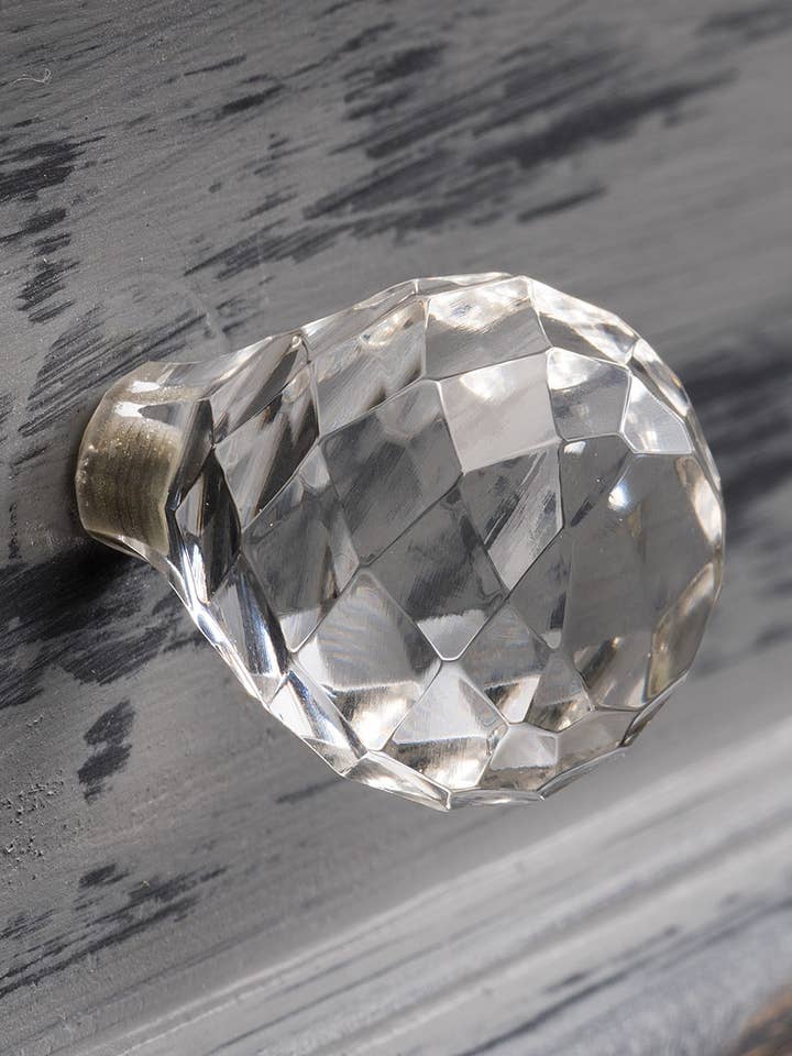 Handmade Clear Glass Doorknob for wholesale by Namaste