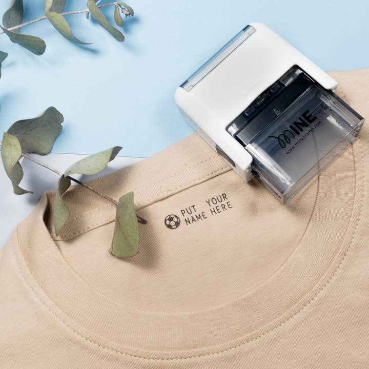 Personalized Name Stamp for Clothing, Bookmark for Children for wholesale by Sellos Mine S.L