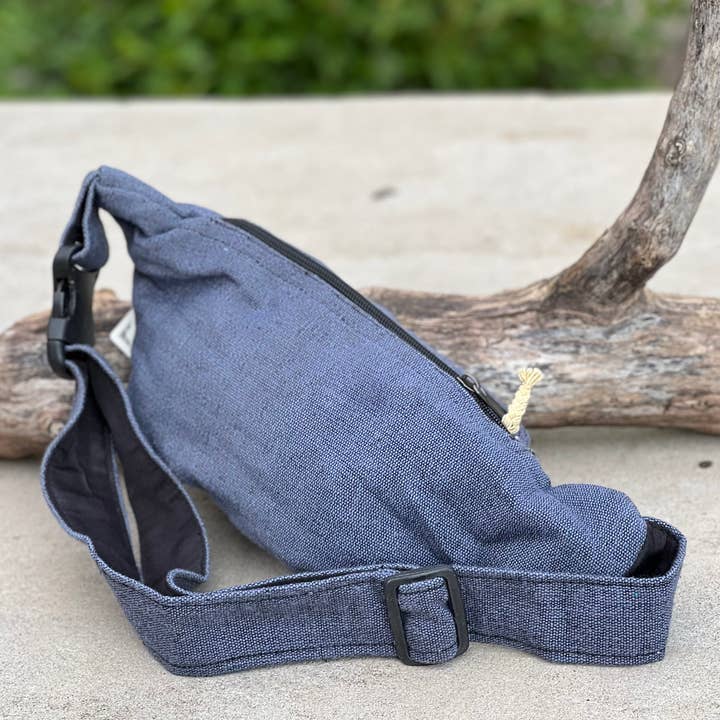 Lungta Imports - Wholesale Belt Bag - Women's - Eco-Friendly Boho Hippie Style Hemp Fanny Pack Hip Waist Bag5