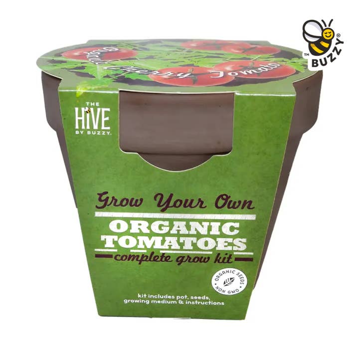 Buzzy Grow Gifts - Wholesale Plant Seeds - The Hive: Grow Your Own Organic Tomatoes Complete Grow Kit
