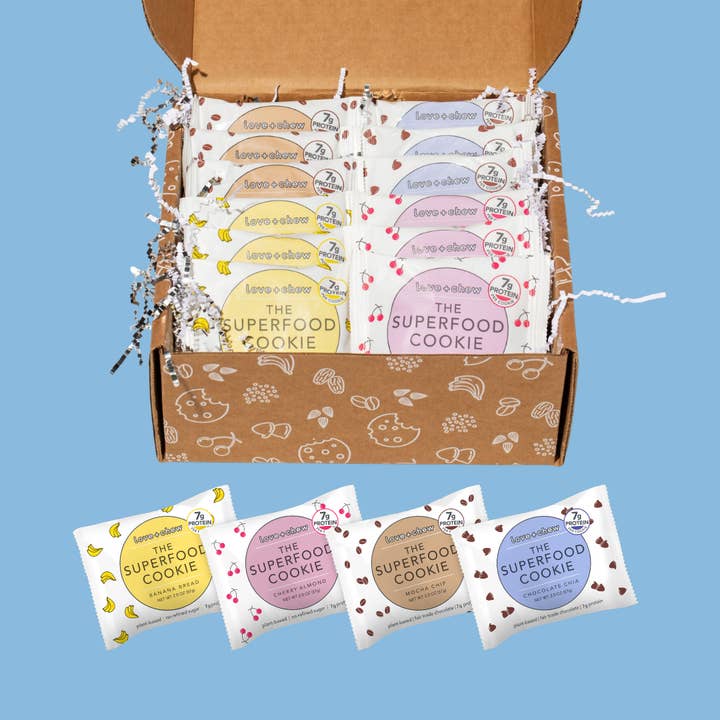 4 FLAVOR BULK BOX - 2 OZ - BOX OF 60 for wholesale by Love + Chew