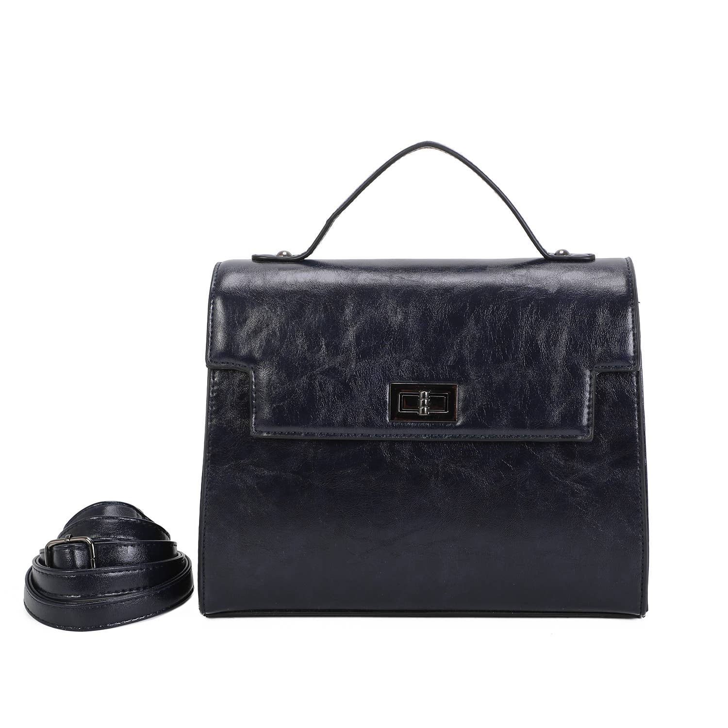 INES DELAURE - Wholesale Handtas met handvat - Dames - Handtas met ritssluiting en klep1