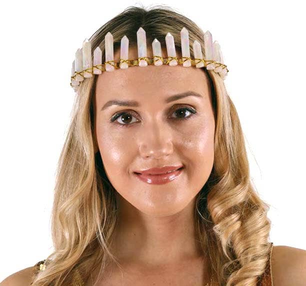 KBW Global Corp. - Wholesale Fashion Headband - Unisex - Iridescent Crystal Crown Headband