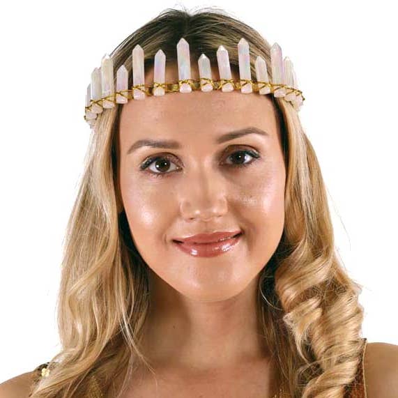 KBW Global Corp. - Wholesale Fashion Headband - Unisex - Iridescent Crystal Crown Headband0