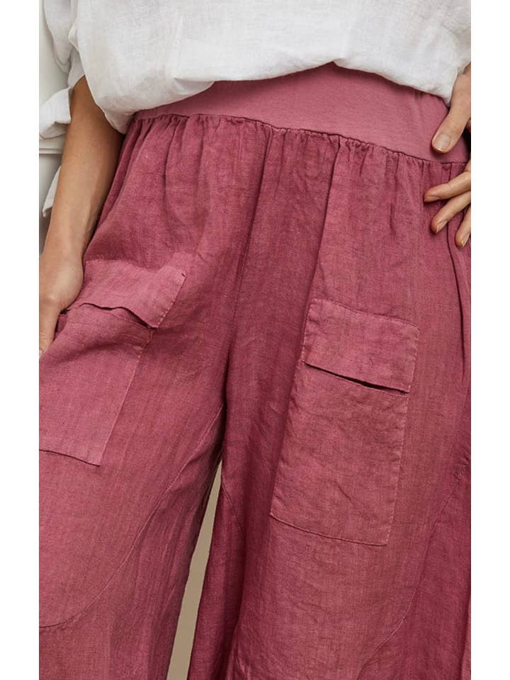 LÉA & LUC - Wholesale Pants - Women's - 100% linen trousers REF.3023536
