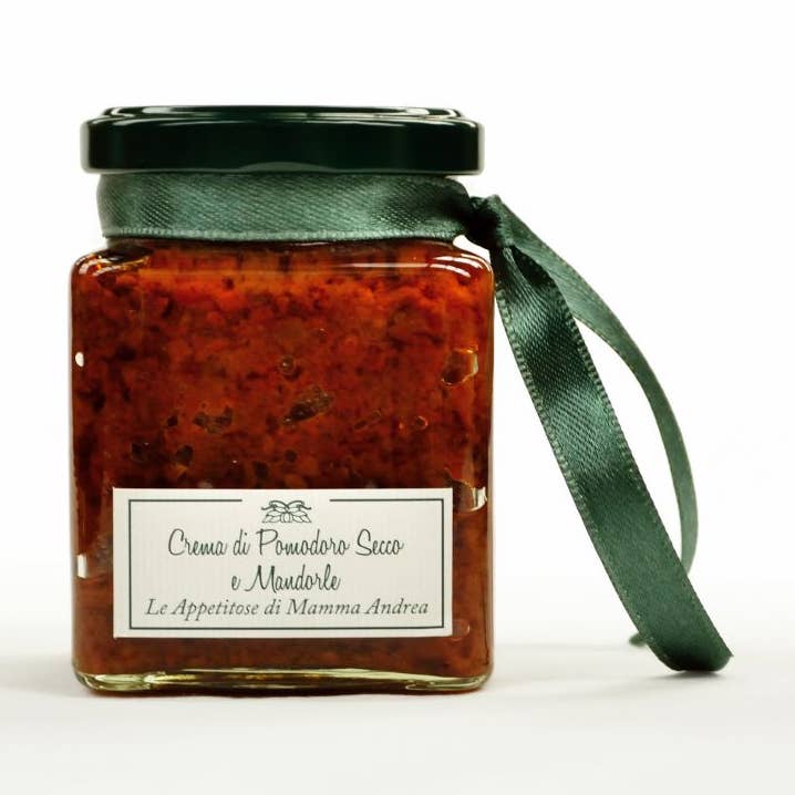 Tørret tomat og mandelcreme - I Peccatucci di Mamma Andrea for engroshandel hos Emporio Sicilia