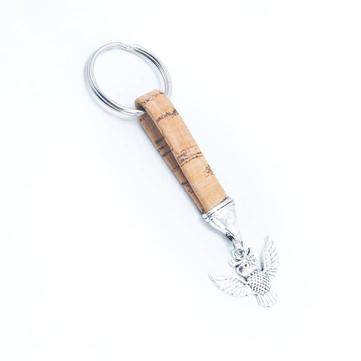 Meninas Bonitas Cork – wholesale Keychain – Unisex – cork with pendant Simple style handmade keychain I-013-MIX-101
