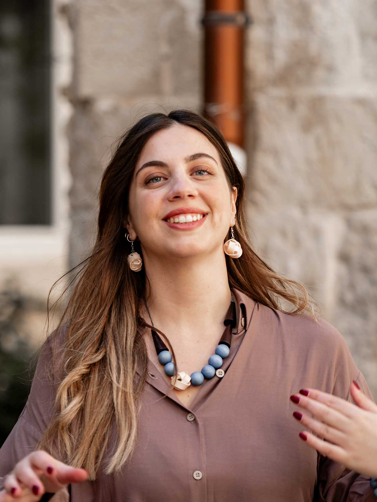 Bijondo - Wholesale Beaded/Pearl Necklace - Wood & Resin Necklace Tilly10