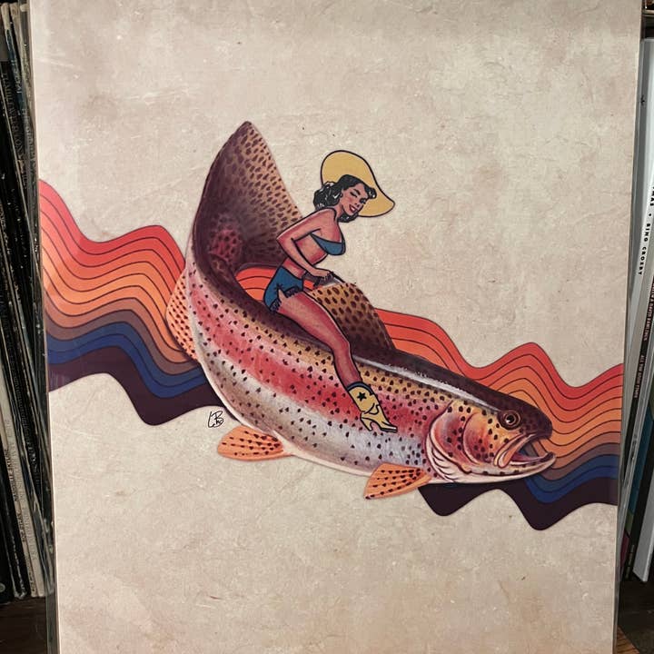 Lilbuddesigns – Großhandel Kunstdruck – Frische Forelle1