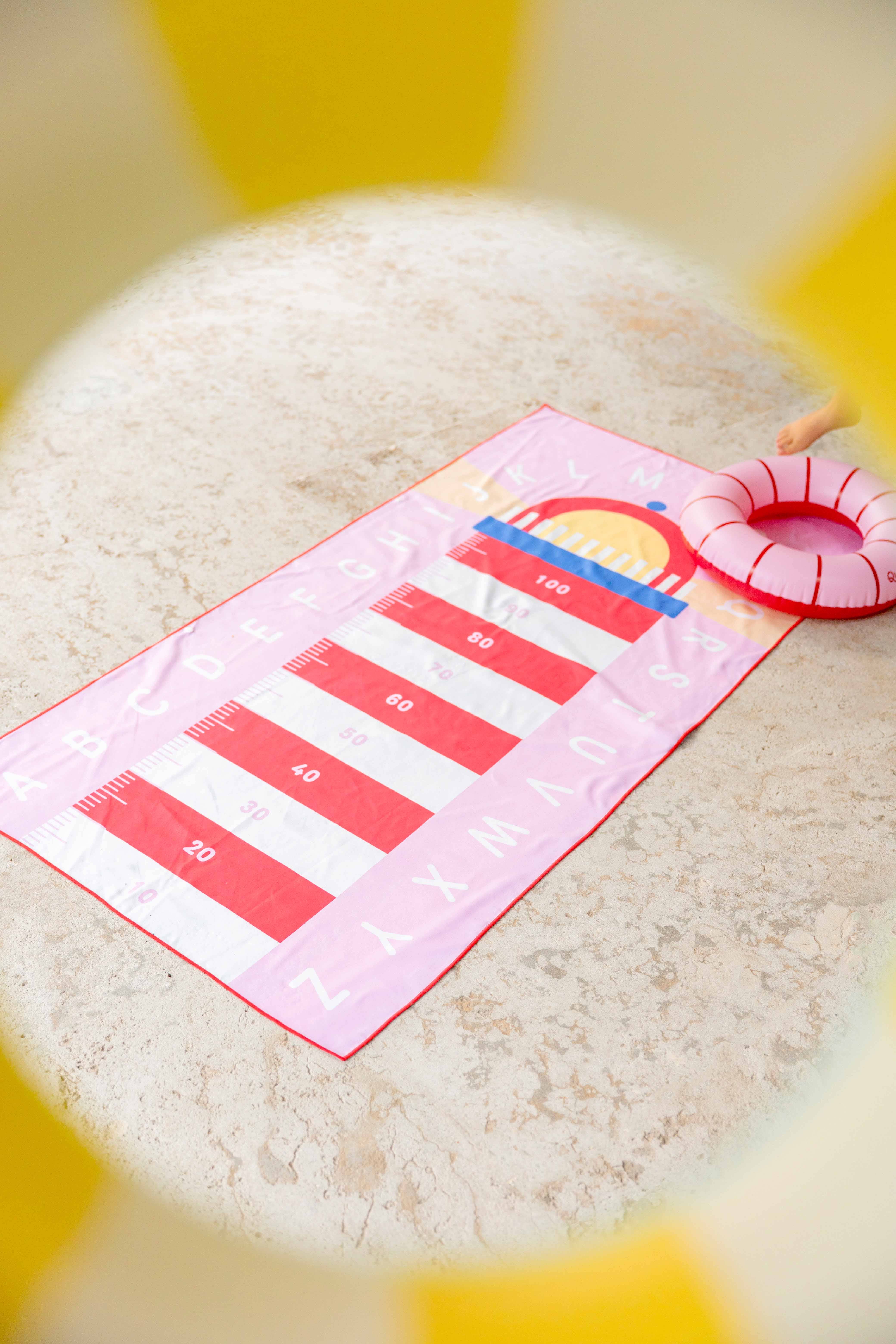 Quut Toys - Wholesale Beach/Pool Toy - Kids & Baby - Quut Play Towels-Size M, Interactive Design, Game & Patterns40