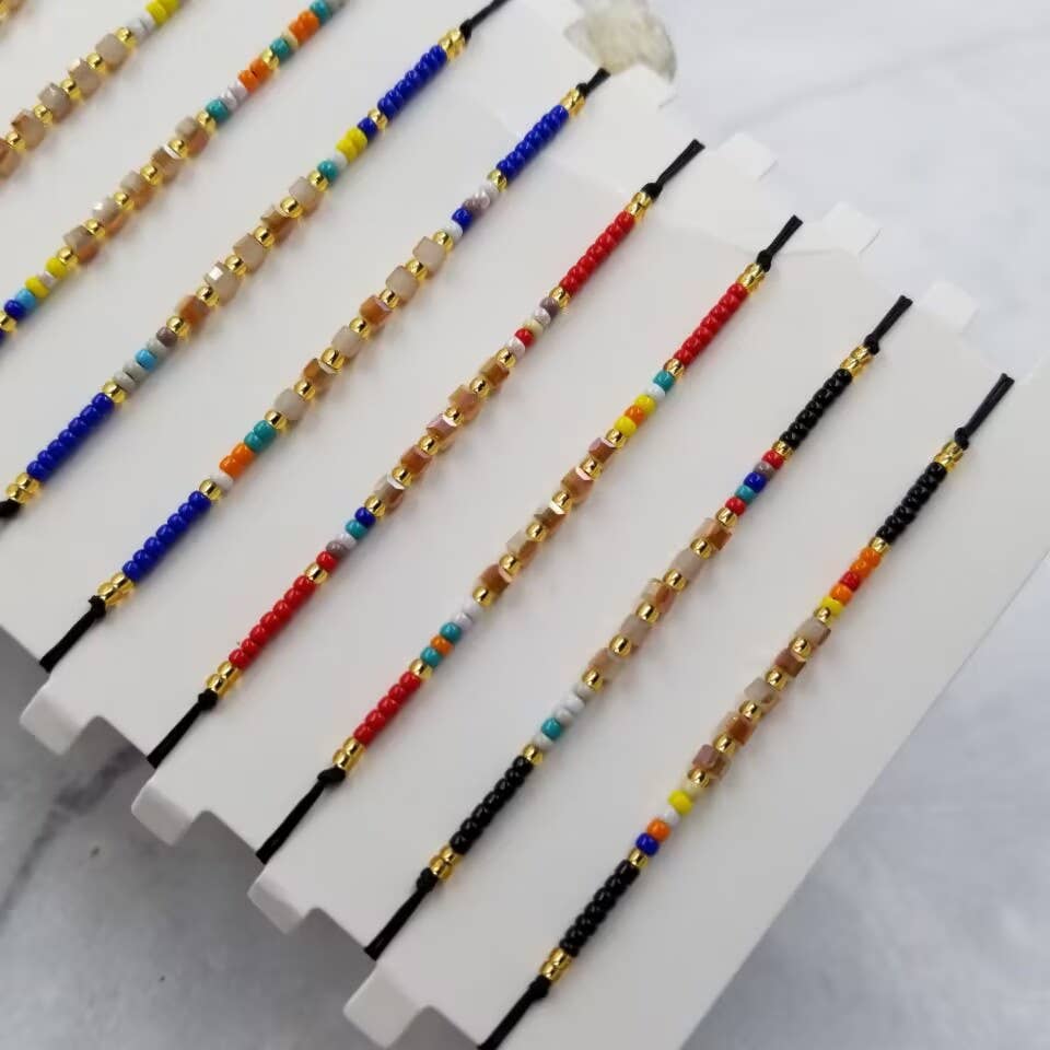 The Pretty Jewellery - Wholesale Jewelry Set - Adjustable Miyuki Beaded Bracelet - Set Of 121