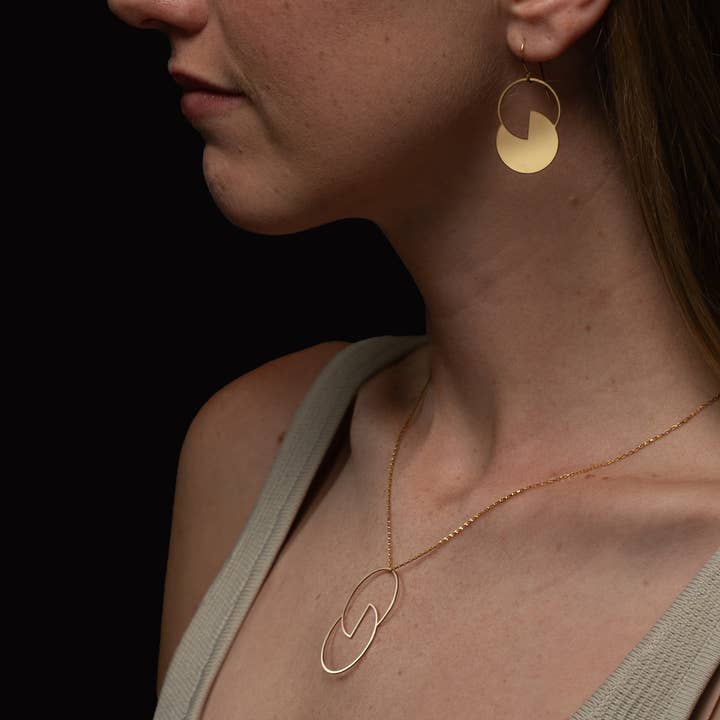 Angular Moment – Brincos de argola por atacado – Brincos de gota eclipse1