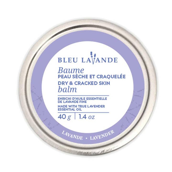 Baume pour peaux sèches et gercées pour la vente par Bleu Lavande