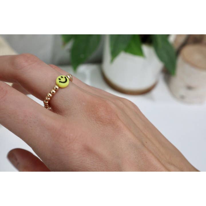 Gemello Creations – wholesale Band/stacked ring – Gold Ring, Smiley Rings