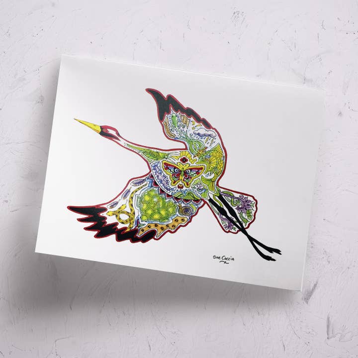 Crane Signed Print for wholesale by EarthArt International