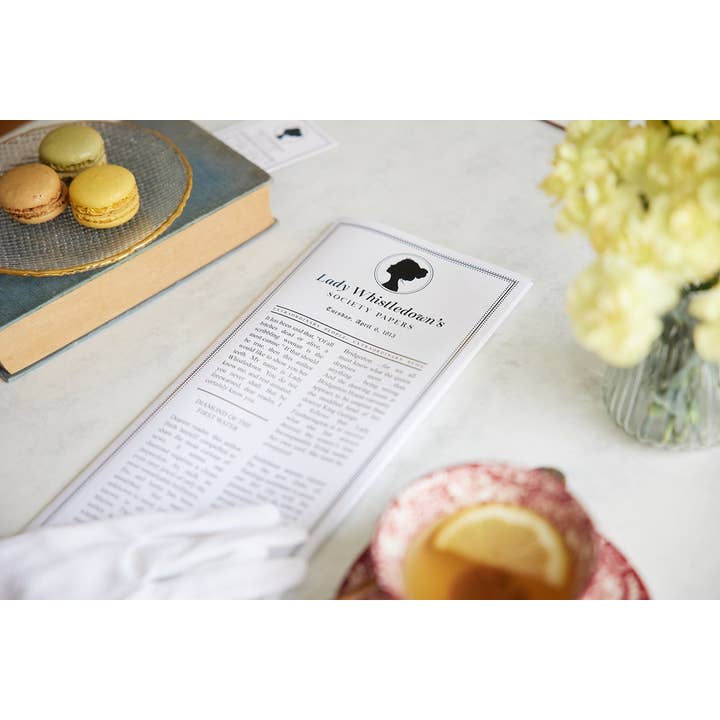 Wild Confetti - Vente Journal intime - Journal de Lady Whistledown | Cadeau Bridgerton2