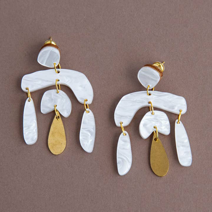 Tangent Statement Drop øreringe for engroshandel hos Pepper You