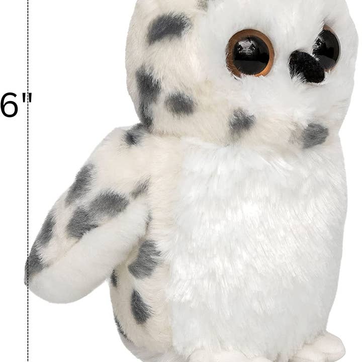 Jolitee Kids - Wholesale Stuffed/Plush Toy - Kids & Baby - Hedda Owl White/Grey Realistic Snowy Owl Stuffed Animal Toy