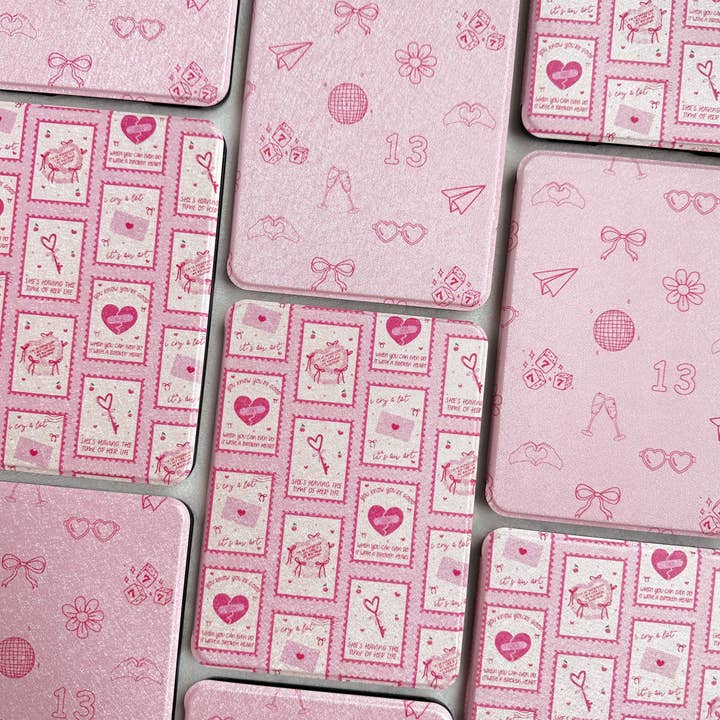 Paperback Fable & Co. - Wholesale Book Cover - I Can Do It With a Broken Heart Stamps - Kindle Case