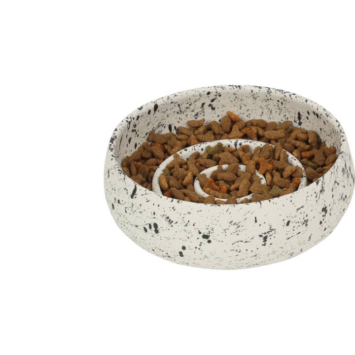 Beige & Stone USA - Wholesale Pet Bowl - Cat/Dog - Slow Feeder Handmade Ceramic Pet Bowl