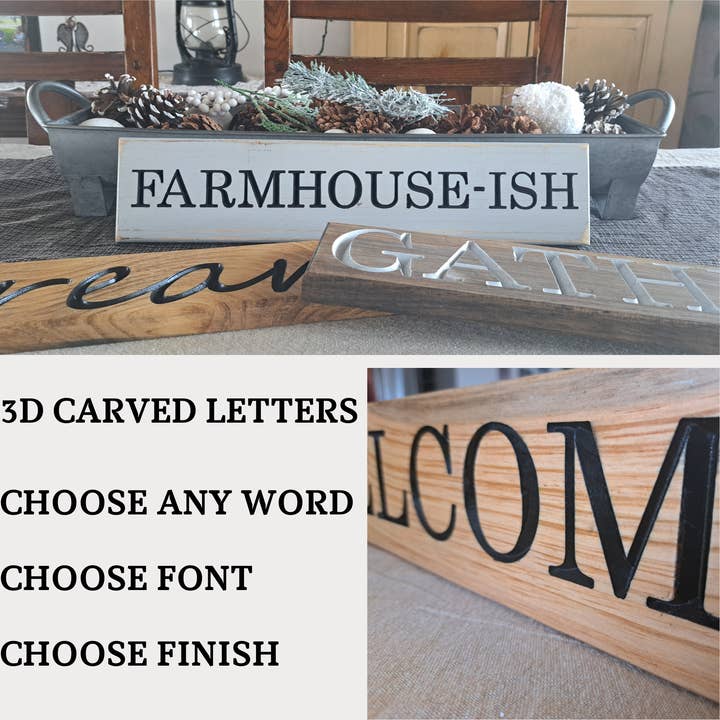 Rustic Brook Farm - Vendita all'ingrosso Cartelli - Insegne in legno artigianali personalizzate per il tuo negozio1