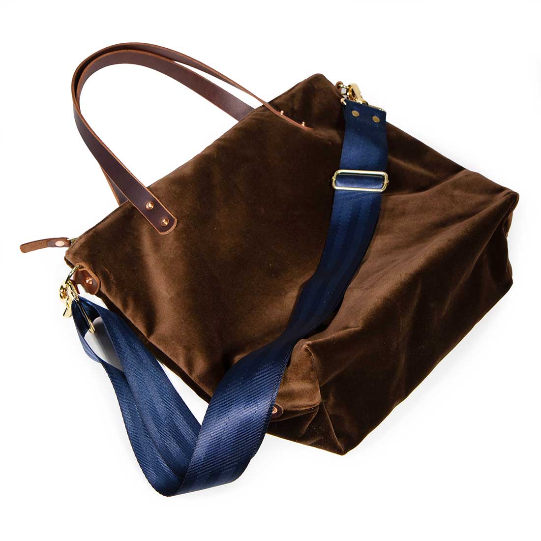 General Knot & Co. - Wholesale Tote Bag - Women's - Velvet Nomad Tote- Walnut1