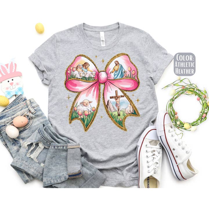 Camiseta de Pascua de Jesús Coqueta - Camiseta de Cruz de Jesús para venta al por mayor de The Shirt Company