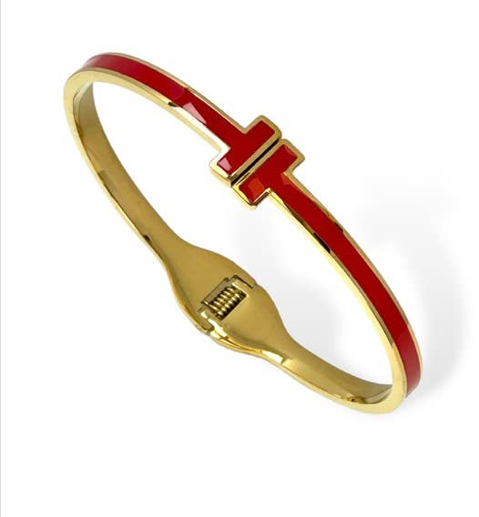 My Best Kept Jewelry – Pulseira por atacado – T Statement Bangle-7 Cores Sortidas4