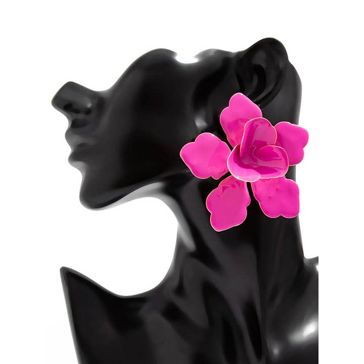 FurDecoration - Vente Boucles d'oreilles pendantes - Boucles d'oreilles pendantes en forme de fleur19