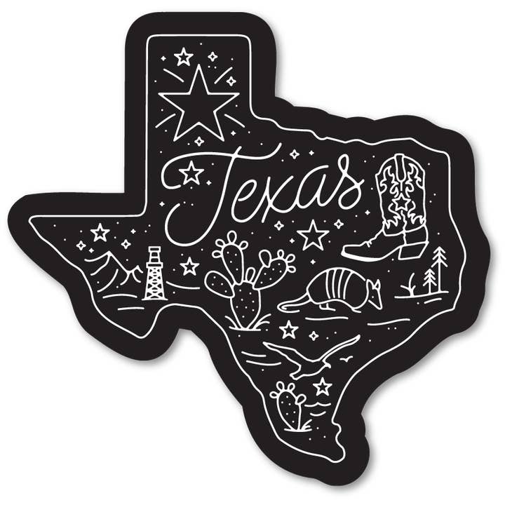 Made in Texas Co. - Wholesale Sticker - Around Texas Decal