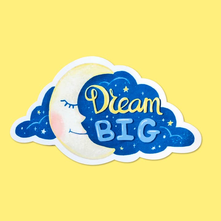 Sticker Dream Big Moon Sticker voor wholesale door Dot&Jot