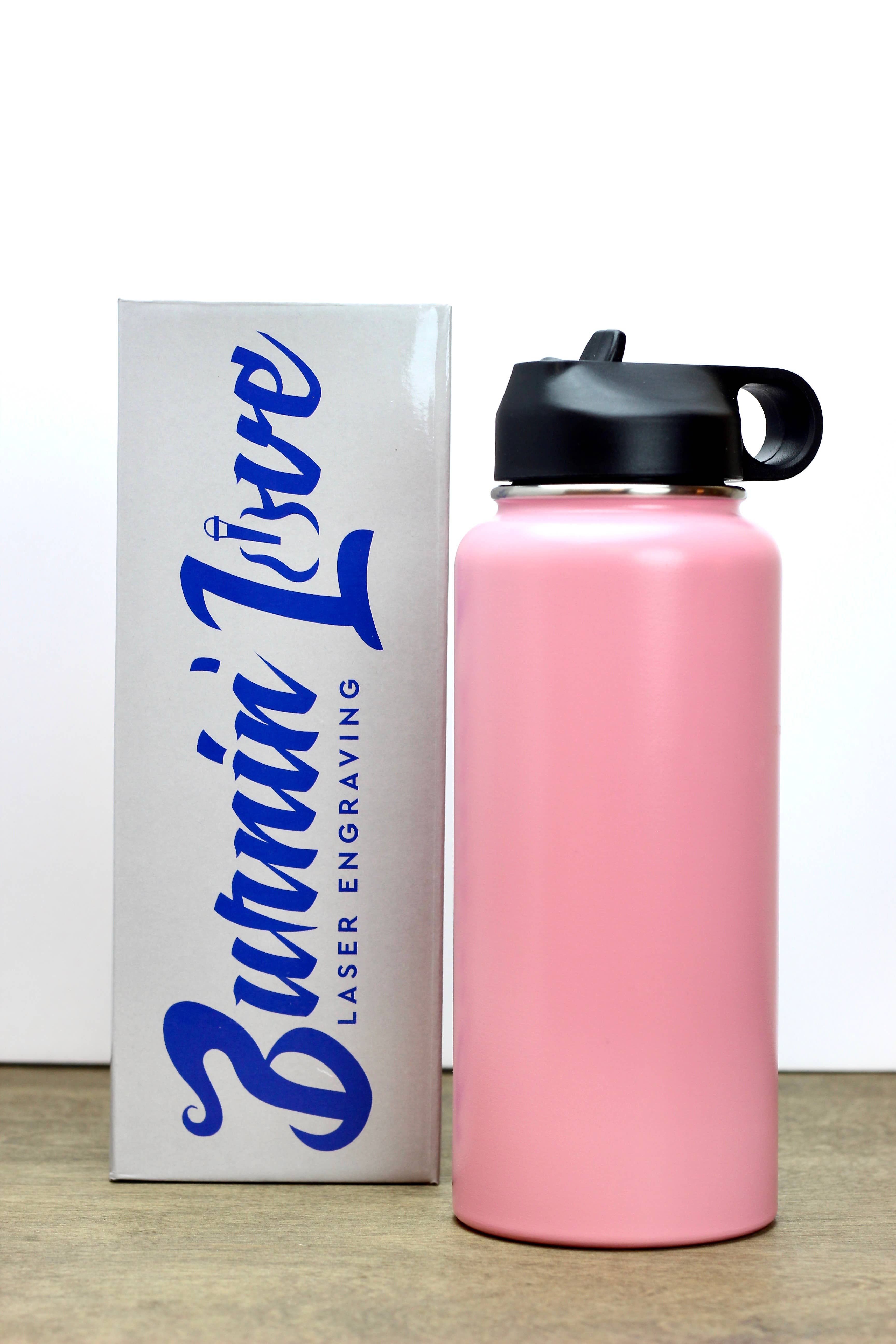 Burnin Love Laser Engraving - Vente Bouteilles d'eau - Gourdes gravées au laser Burnin' Love de 32 oz (946 ml)15