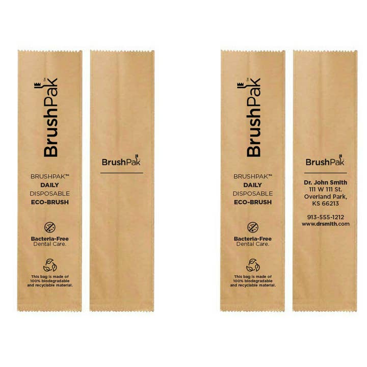 BrushPak - Wholesale Toothbrush - BrushPak™ Brand Daily Disposable Eco-Brush (30-Pack Box)5