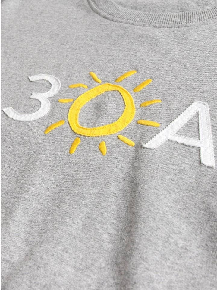 30A Gear - Wholesale Graphic Sweatshirt - Women's - 30A Block Logo Applique Recycled Sweatshirt7