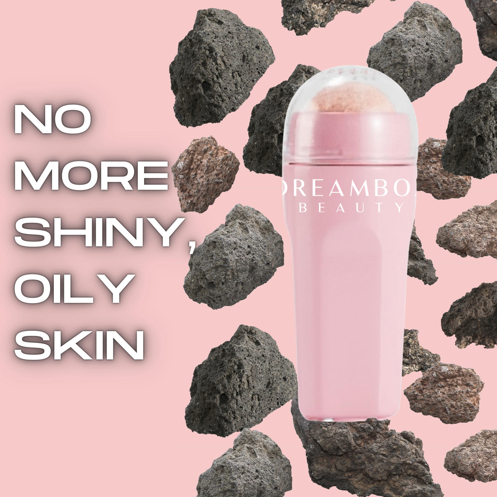 Dreambox Beauty – wholesale Face/beauty roller – Slick Oil Absorbing Volcanic Roller [Removes Oil & Shine]6