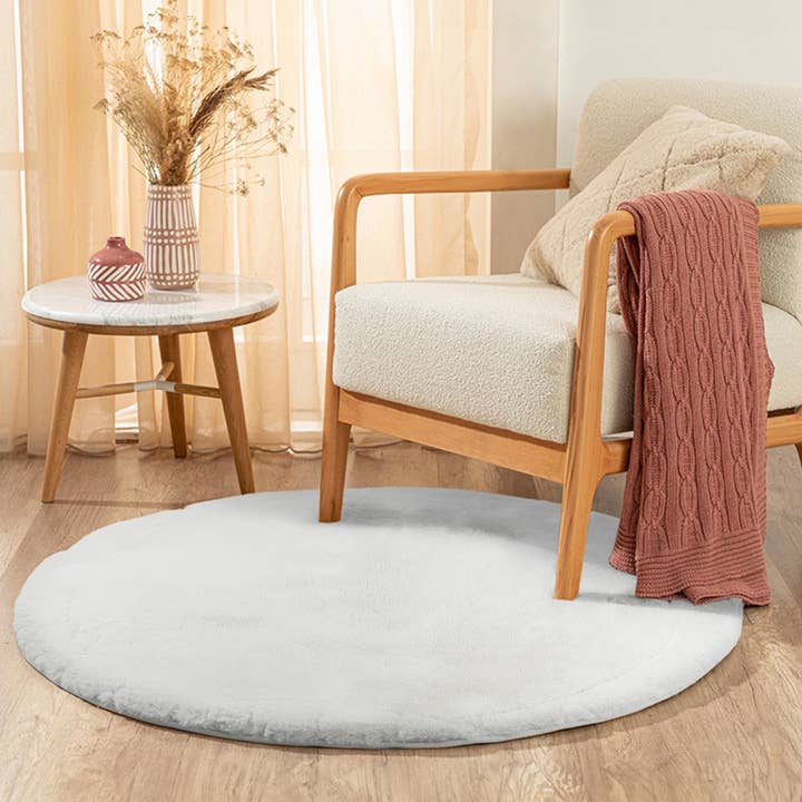 Round Plush Rug – Soft Cozy Circle Carpet for Living Room for wholesale by Karelias And Sons