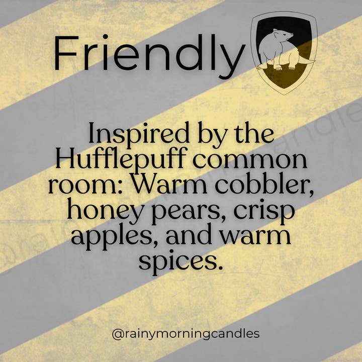 Rainy Morning Candles - Wholesale Wax Melt - Friendly | HP Hufflepuff Inspired Wax Melts4