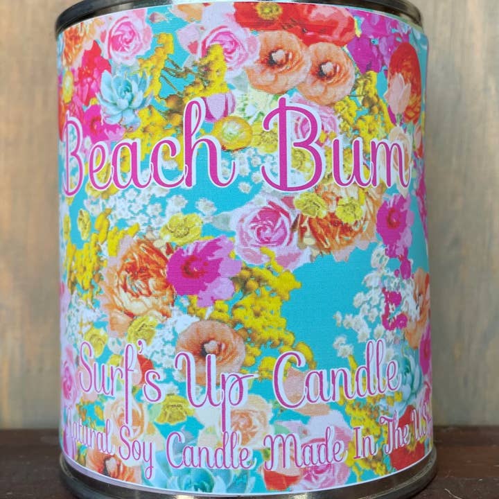 Strand Bum - Blommig - Pint för wholesale av Surfs Up Candle