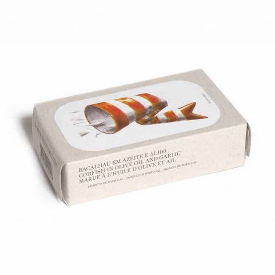 Eat Spain – wholesale Tinned fish – Cod in olive oil and garlic0