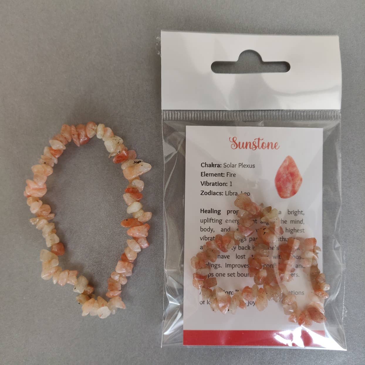 Rare Gear - Wholesale Beaded bracelet - Chip Gemstone / Crystal Stretch Bracelet with FREE Info Card17