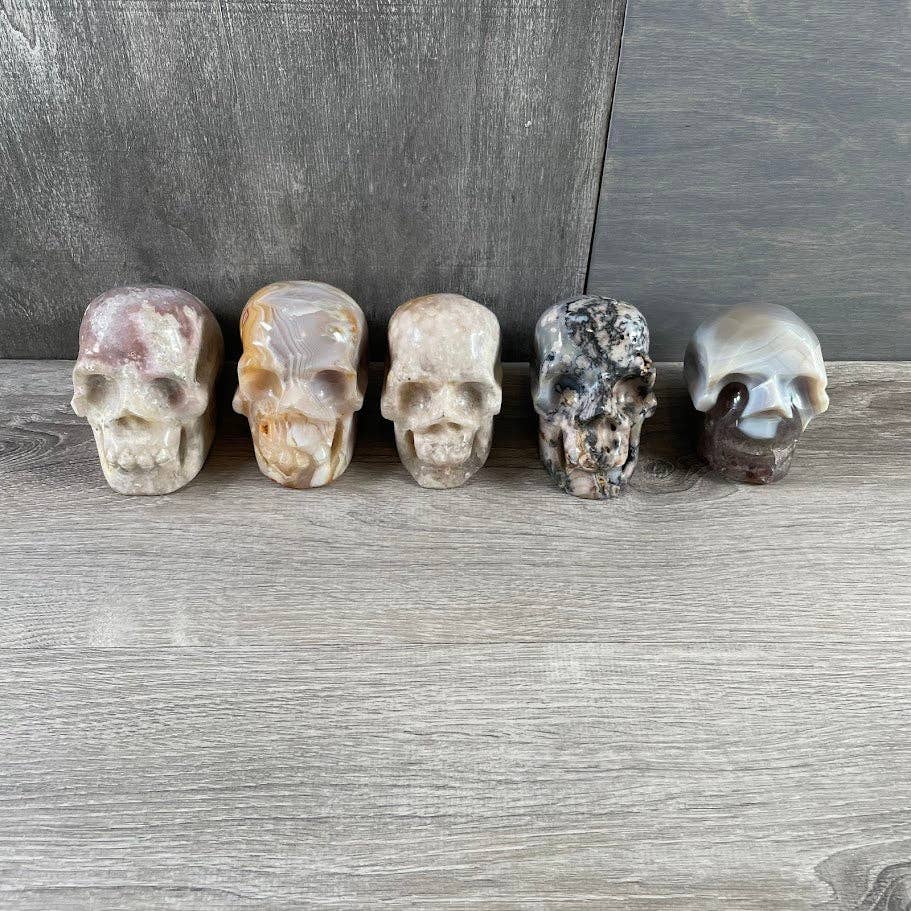 Keystone Crystals - Wholesale Spiritual Stone/Crystal - Assorted Crystal Skulls – Bulk Lot for Gift Shops113