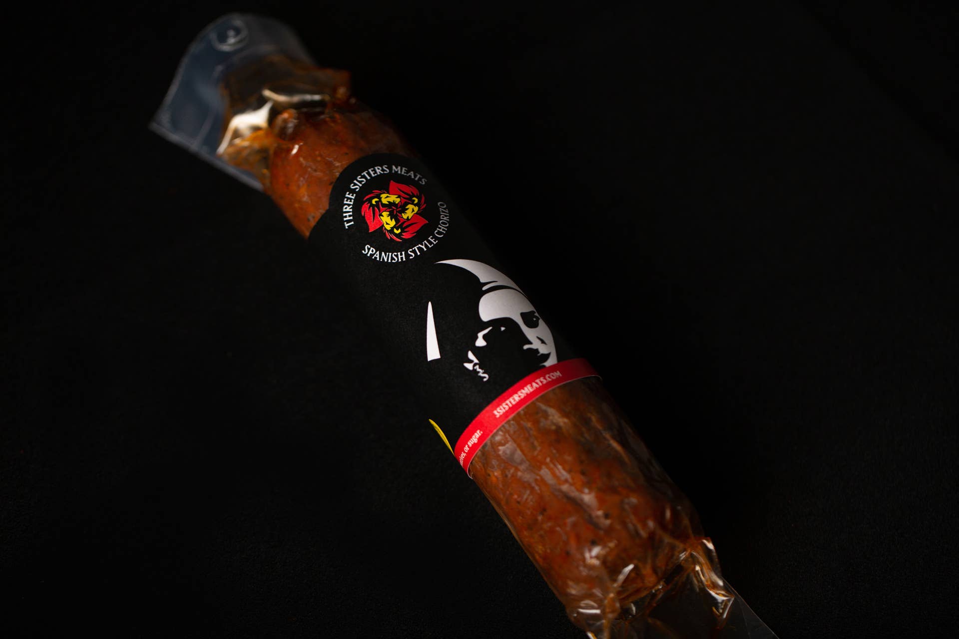 Three Sisters Artisanal Meats - Vente Salamis - Liens chorizo séchés à sec de 6 oz - Caisse de 122