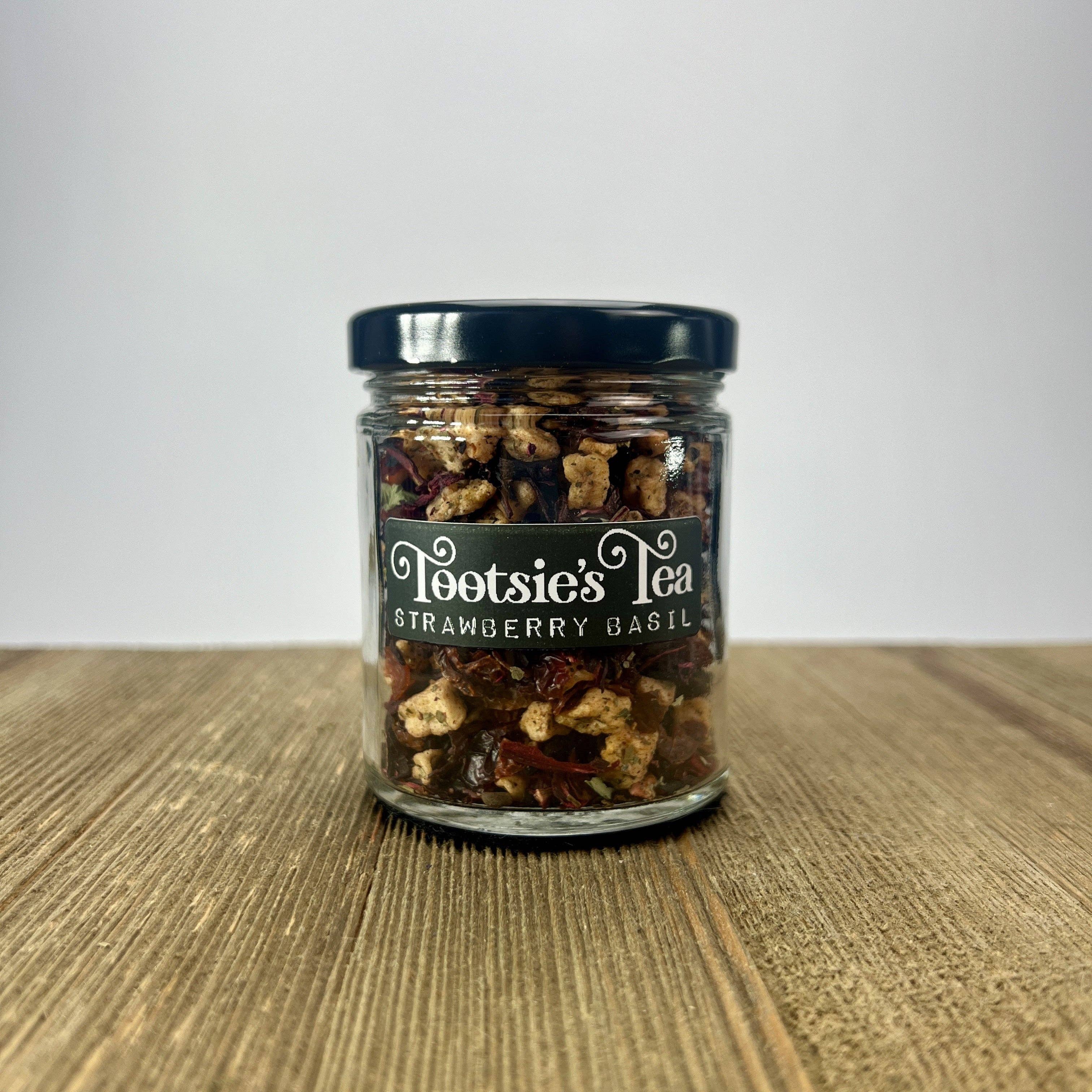 Tootsie's Tea - Wholesale Loose Tea - Strawberry Basil Tea Jar