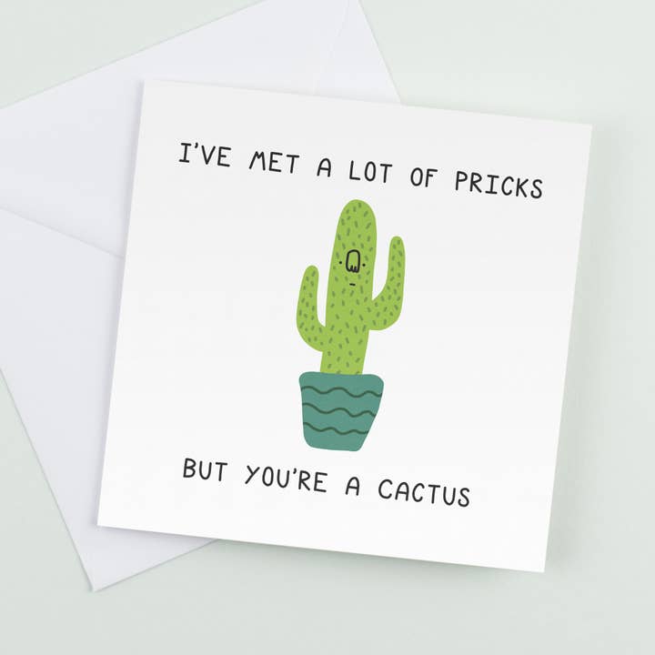 Você é um cacto | Cartão de felicitações | Cartão de aniversário por atacado de CoolSource Cards