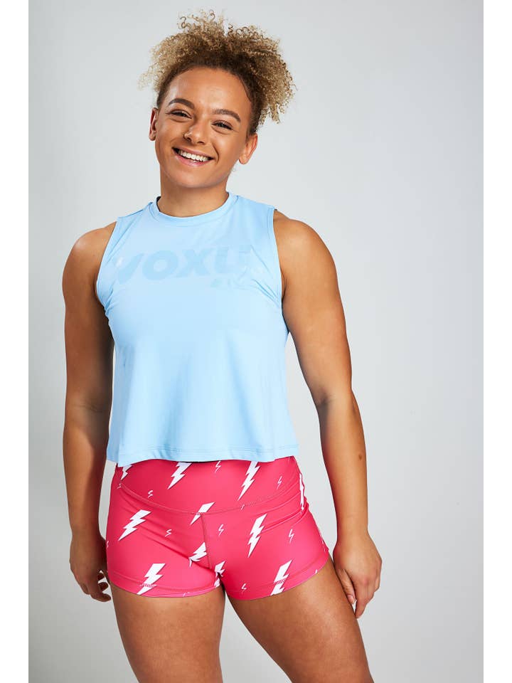 VOXY – wholesale Athletic top – Women′s – Blue Muscle Tank5